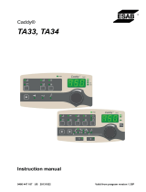 ESAB TA33, TA34 User manual