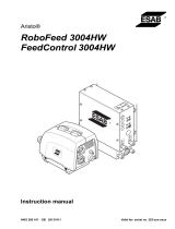 ESAB RoboFeed 3004HW, FeedControl 3004HW User manual