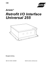 ESAB Aristo Retrofit I/O Interface Universal 255 User manual