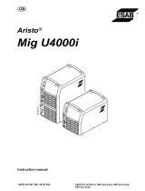 ESAB Mig U4000i User manual