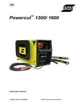 ESAB PowerCut 1300/1600 User manual
