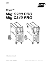 ESAB Mig C340 PRO User manual