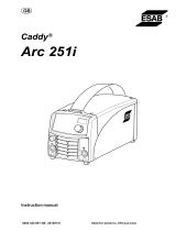 ESAB Caddy 250 Arc 251i User manual