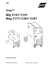 ESAB Mag C251 - Origo™ Mig C141 User manual