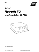 ESAB Retrofit I/O Interface Robot S3 A350 - Aristo® For ABB User manual