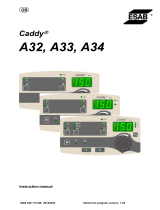 ESAB A34 Caddy User manual