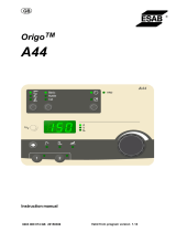 ESAB A44 Origo™ User manual