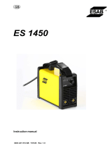 ESAB ES 1450 User manual