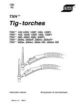 ESAB TXH Tig-torches - TXH 120 User manual