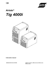 ESAB Tig 4000i User manual