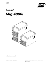 ESAB Mig 4000i User manual