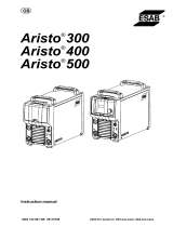 ESAB Aristo® 300, Aristo® 400, Aristo® 500 User manual