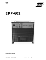 ESAB EPP-601 User manual