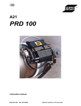 ESAB PRD 100 A21 User manual