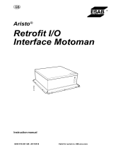 ESAB Retrofit I/O Interface Motoman – Aristo - For Motoman User manual