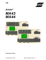 ESAB MA44 Aristo User manual