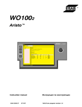 ESAB WO1002 Aristo® User manual