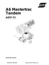 ESAB A6 Mastertrac Tandem User manual
