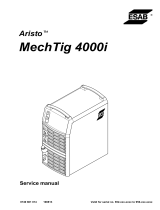 ESAB MechTig 4000i Aristo User manual