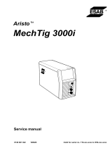 ESAB MechTig 3000i Aristo User manual