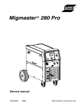 ESAB Migmaster 280 Pro User manual
