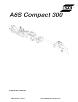 ESAB A6 S Compact 300 User manual