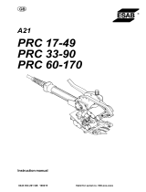 ESAB A21 PRC 33-90 User manual