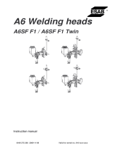 ESAB A6 Welding heads User manual