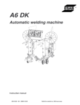 ESAB A6 DK Automatic welding machine User manual