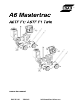 ESAB A6 Mastertrac User manual