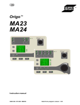 ESAB MA24 Origo™ User manual