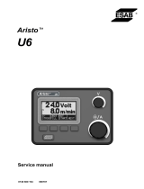 ESAB U6 Aristo User manual