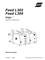 ESAB Feed L302 User manual