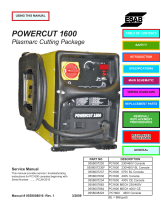 ESAB PowerCut 1600 User manual