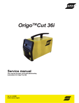 ESAB Origo™ Cut 36i User manual