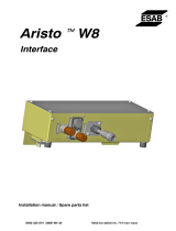 ESAB W8 Aristo t Installation guide