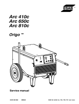 ESAB Arc 810c Origo™ User manual
