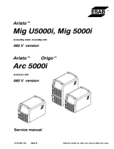 ESAB Arc 5000i - AristoMig 500 User manual