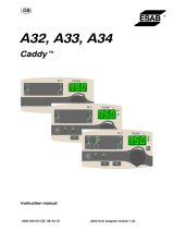 ESAB A34 Caddy User manual