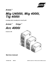 ESAB Mig 4000i User manual