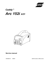 ESAB Arc 152i A31 Caddy User manual