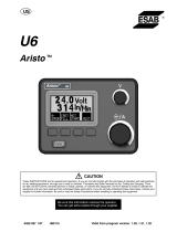 ESAB U6 Aristo® User manual