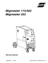 ESAB Migmaster 173 User manual