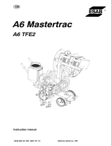 ESAB A6 Tandem Mastertrac User manual