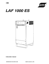 ESAB LAF 1000 ES User manual