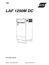 ESAB LAF 1250M User manual