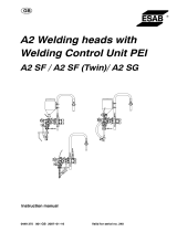 ESAB A2 Welding heads with Welding Control Unit PEI User manual