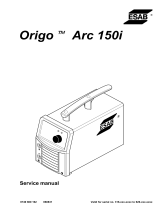 ESAB Origo™ Arc 150i User manual
