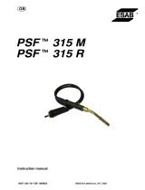 ESAB PSF 315M/R User manual