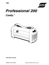 ESAB Professional 200 Caddy User manual